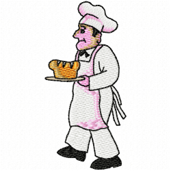 Chef Embroidery Design 7